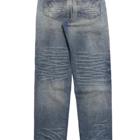 Sicko born from pain chainstich denim (green) - Picture 2 of 2